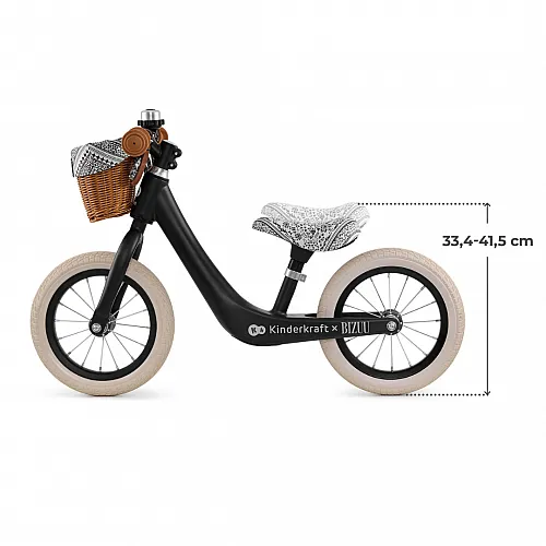 Kinderkraft RAPID 2 колело за баланс BIZUU BLACK