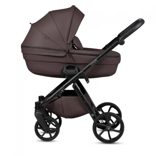 Tutis UNO 6+ Leather бебешка количка 2в1 177 Cioccolata