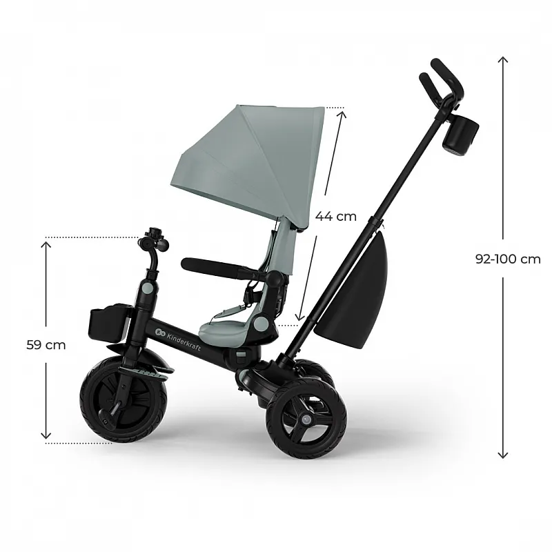 Kinderkraft AVEO 2 Plus триколка GREEN