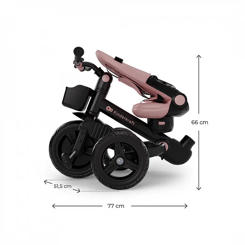 Kinderkraft AVEO 2 Plus триколка PINK