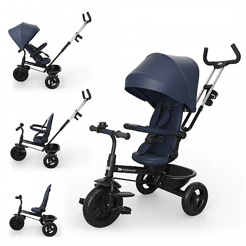 KinderKraft ASTON 2 PLUS триколка СИНЯ