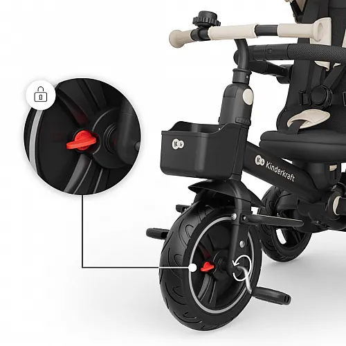 KinderKraft SPINSTEP 2 PLUS триколка БЕЖОВА