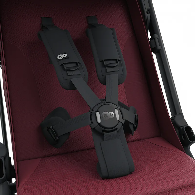 Kinderkraft NUBI 3 бебешка количка DARK RUBY