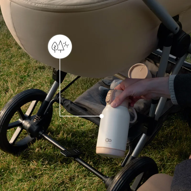 Kinderkraft GAJA термос за подгряване на мляко 2в1 BEIGE