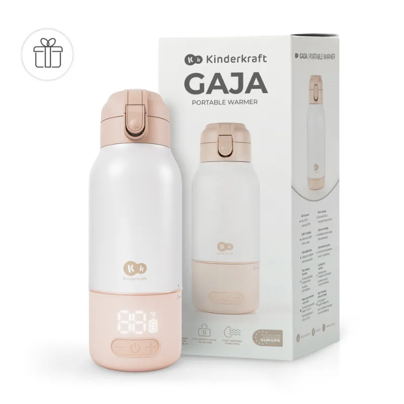 Kinderkraft GAJA термос за подгряване на мляко 2в1 BEIGE