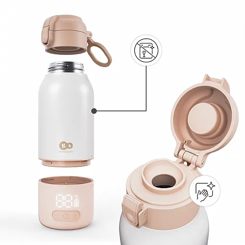 Kinderkraft GAJA термос за подгряване на мляко 2в1 BEIGE
