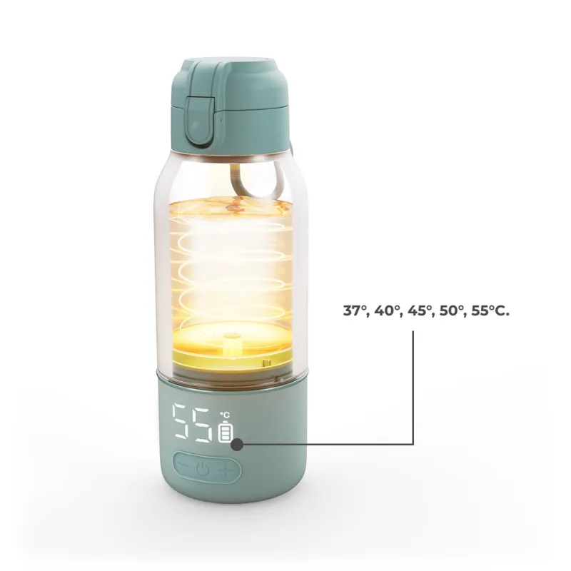 Kinderkraft GAJA термос за подгряване на мляко 2в1 GREEN