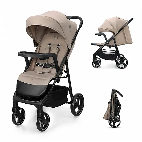 Kinderkraft TRIG 3 бебешка количка с табла STONE BEIGE