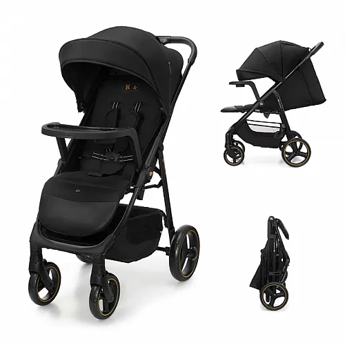 Kinderkraft TRIG 3 бебешка количка с табла ONYX BLACK