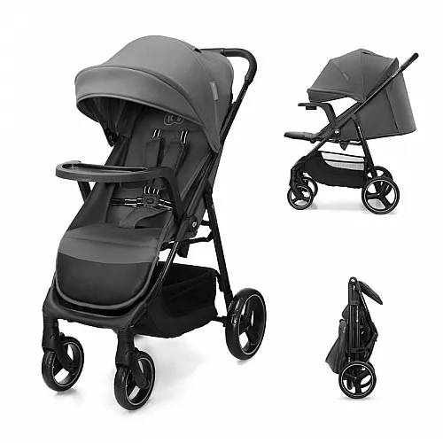 Kinderkraft TRIG 3 бебешка количка с табла GRANITE GREY