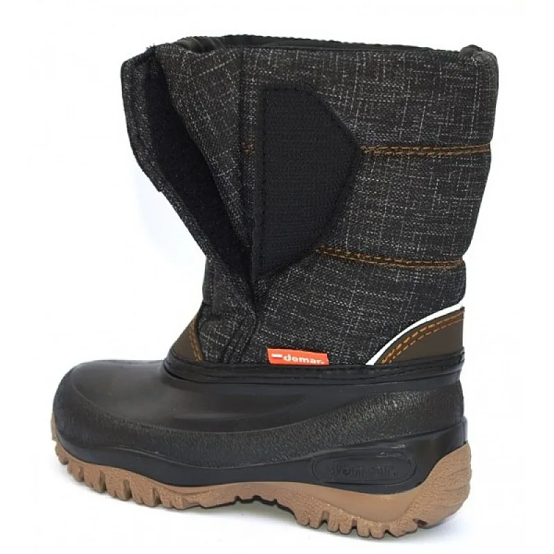 DEMAR Детски апрески с естествена вълна KOMFY BLACK