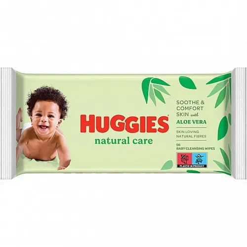 HUGGIES Мокри кърпички Aloe 56бр.