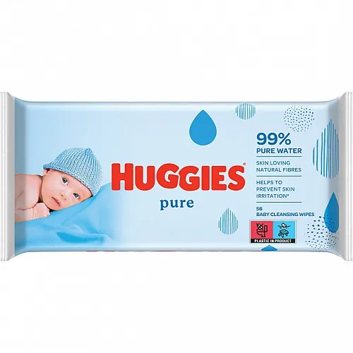 HUGGIES Мокри кърпички Pure 56бр.