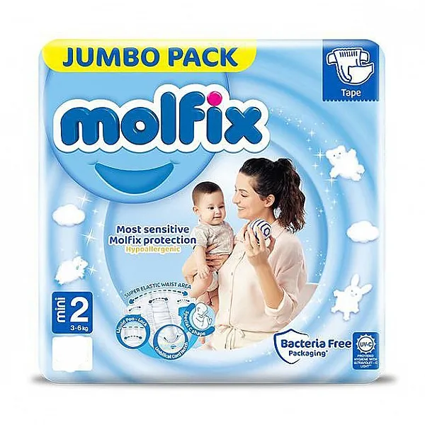 Molfix Reklamaamazon Molfix Jumbo Pack 2 Mini 3-6кг - 68бр.