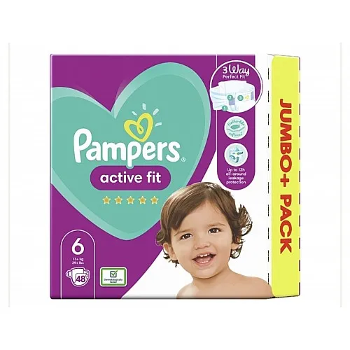 Pampers Памперси Active Fit 6 13+кг 48бр