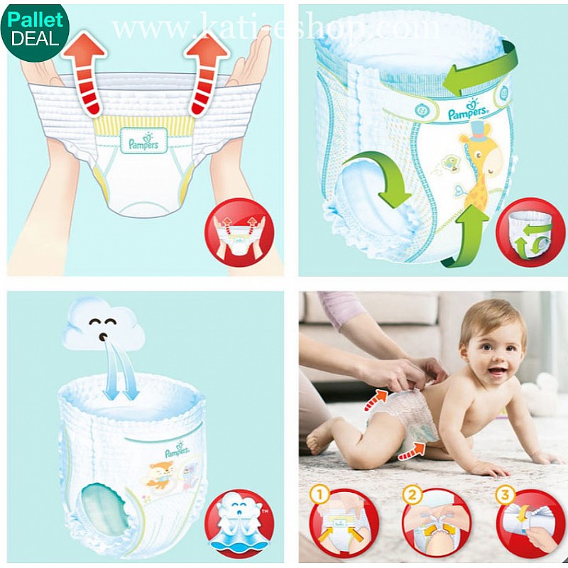 Pampers Гащички за еднократна употреба 4 Maxi 9-15 кг - 108бр. Pampers Гащички за еднократна употреба 4 Maxi 9-15 кг - 108бр.