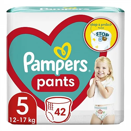 Pampers Гащички за еднократна употреба 5 Junior 12-17 кг - 42бр.
