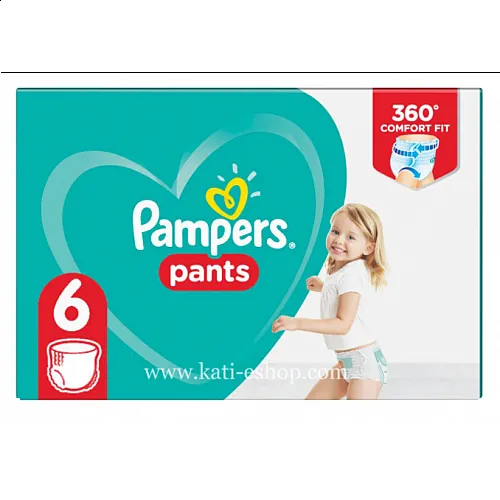 Pampers Гащички за еднократна употреба Giant Pack+ 6 Extra Large 14-19кг - 60бр.