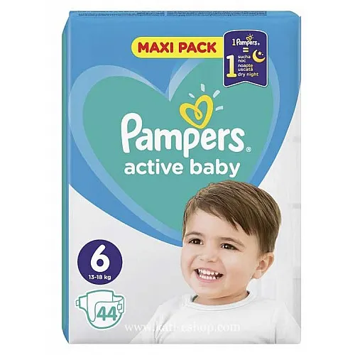 Pampers Active Baby 6 13-18кг 44бр.