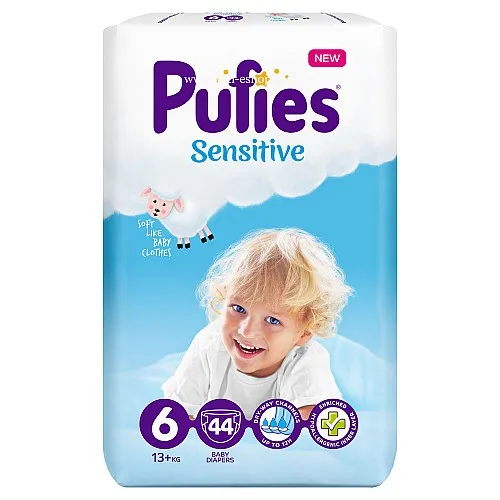 Pufies Sensitive 6 Extra Large 13+кг 44бр.
