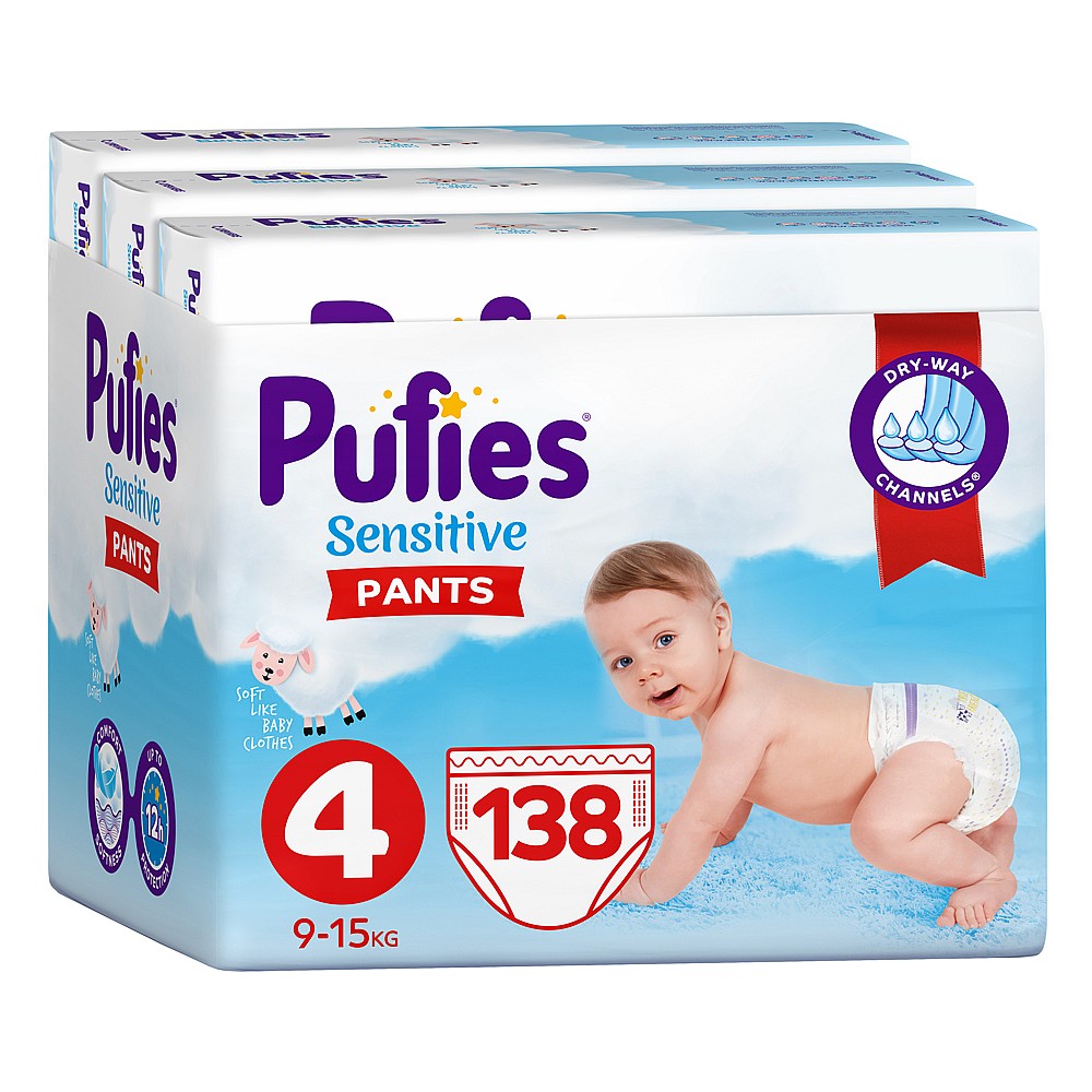 Pufies Памперс гащички 138бр. на супер цена...