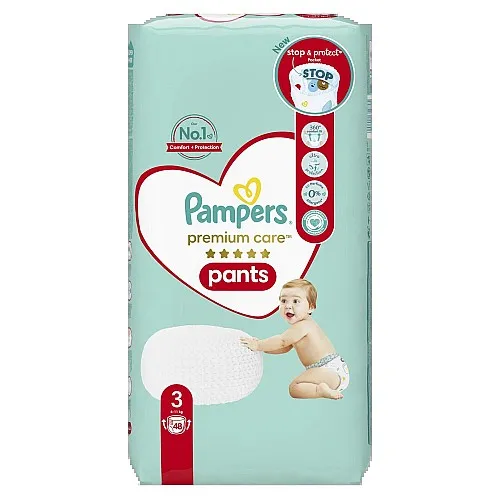 Pampers Premium Care Гащички за еднократна употреба 3 6-11кг 48бр.