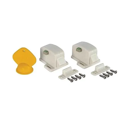 Safety1st Комплект от 2 броя Магнитна ключалка за шкафове и чекмеджета и 1 ключ за отваряне, 12м+