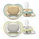 2 бр. ортодонтични залъгалки Philips AVENT SCF085/15 Ultra Air 0м+ с кутия за стерилизиране