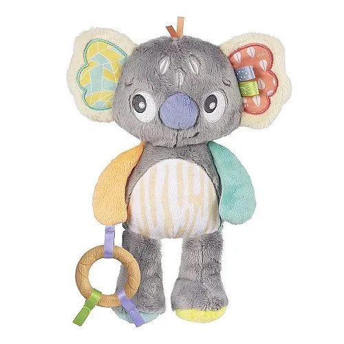 Плюшена Коала за гушкане Playgro Fauna Friends, с мека гризалка, 0м+