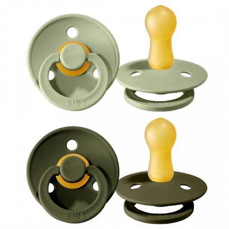 Bibs 2бр. биберони Colour Sage/ Hunter Green, 6-18м