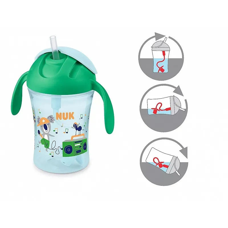NUK ЧАША MOTION CUP зелена, 8+ мес.