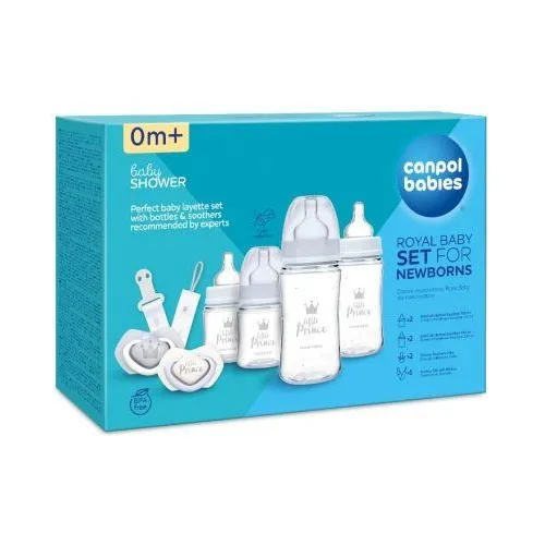 Canpol Комплект Royal baby, син