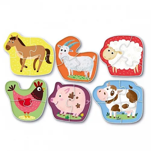 Dodo Пъзел 2-3-4 - Домашни животни