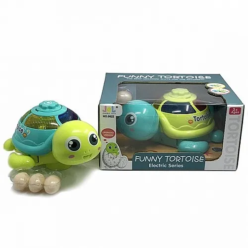 Забавна костенурка, която снася яйца