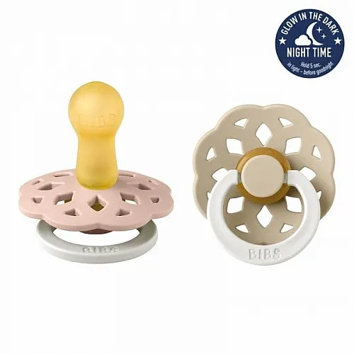 Bibs 2бр. биберони Boheme, Blush Glow/Vanilla Glow 6-18м.
