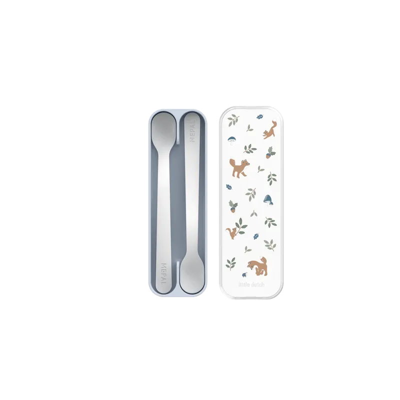Little Dutch Комплект лъжици за хранене Forest Friends