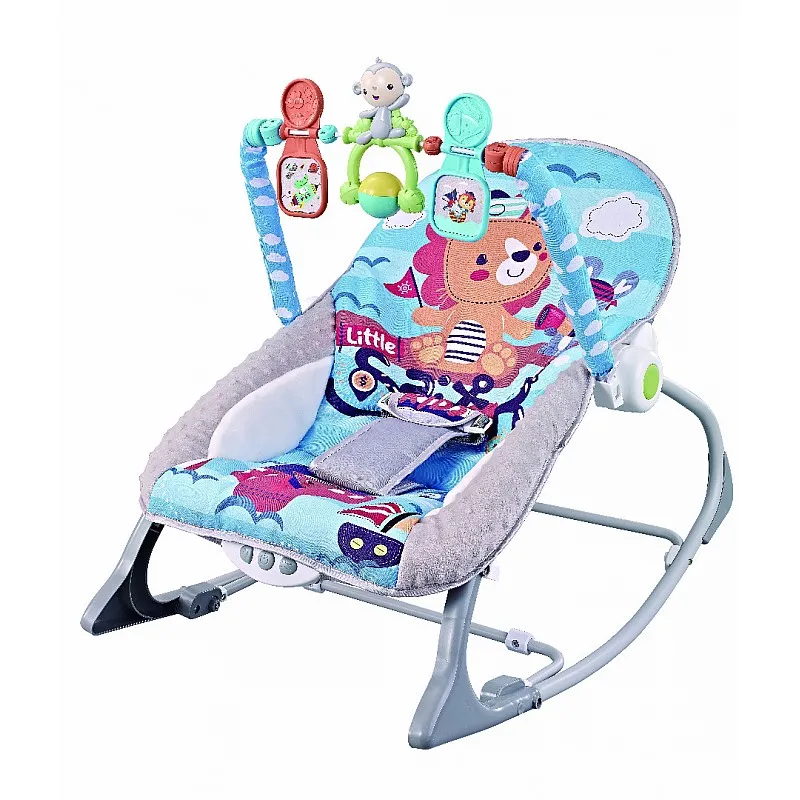 Chipolino Музикален шезлонг "Baby Spa"син