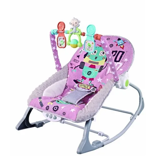 Chipolino Музикален шезлонг "Baby Spa"розов