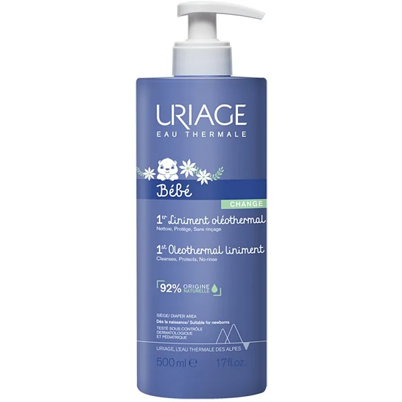 Uriage Bebe 1st  Liniment  Oleothermal  Почистващ  бебешки  крем 500мл