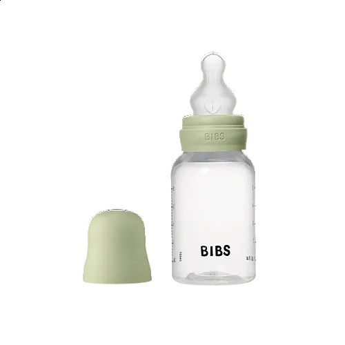 Комплект с бебешка бутилка Bibs Sage 150мл бавен поток