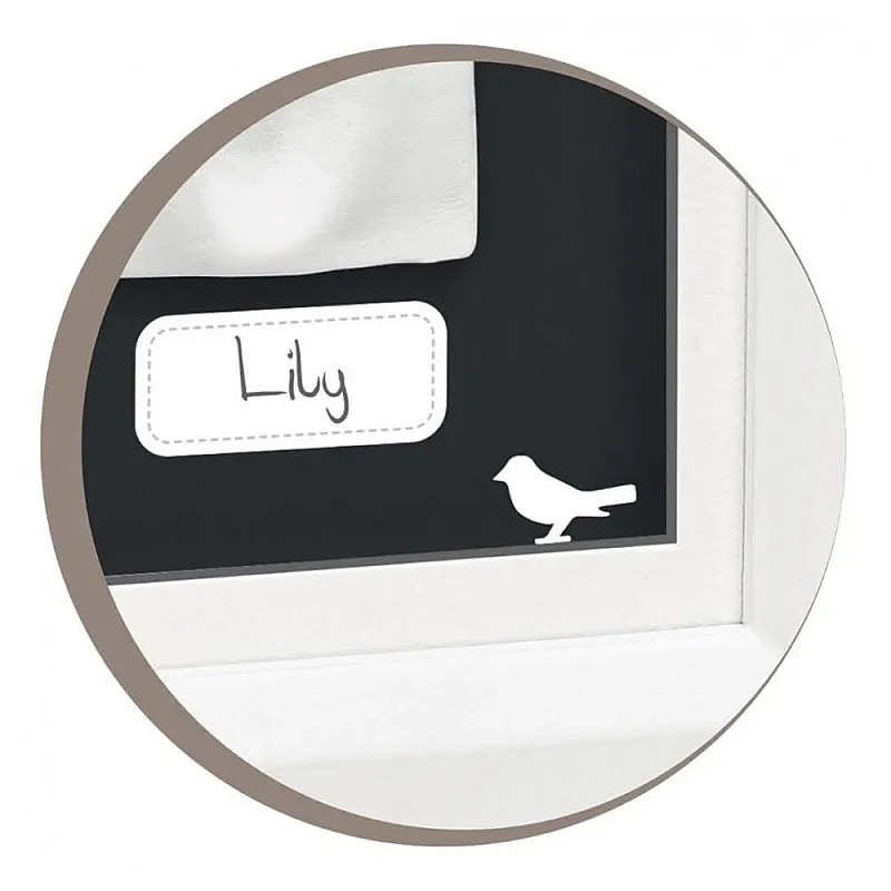 Самостоятелно стояща Дървена фото рамка от 3 части, за 2 отпечатъка и снимка My Baby Touch от серията Timeless Classic на Baby Art, бяла с бяло паспарту