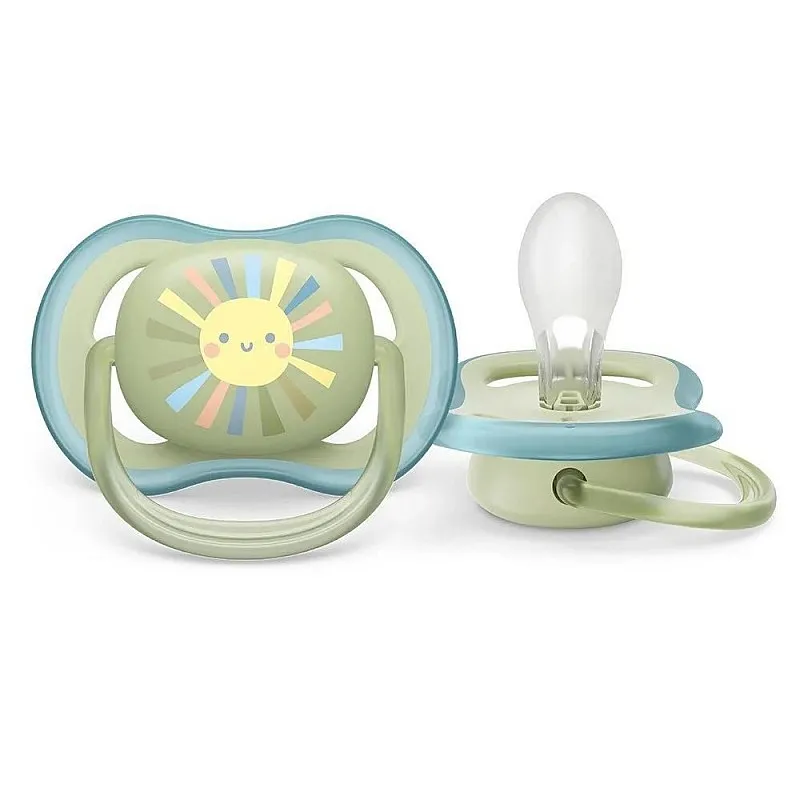 Комплект за бебе Philips AVENT SCD837/10 със шише за хранене Natural Response 125 мл с биберон без протичане Поток 2, 0м+ и залъгалка Ultra Air 0-6м