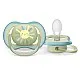 Комплект за бебе Philips AVENT SCD837/10 със шише за хранене Natural Response 125 мл с биберон без протичане Поток 2, 0м+ и залъгалка Ultra Air 0-6м