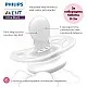 Комплект от 2 бр. ортодонтични залъгалки за новородени Philips AVENT SCF075/03 Ultra Start 0-2м, в оранжево и лилаво със забавен дизайн очички, в кутия за стерилизиране