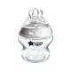 Бебешко шише за хранене Tommee Tippee Natural Start САМОСТЕРИЛИЗИРАЩО, 150 мл, с биберон с бавен поток 0м+ (1 капка)
