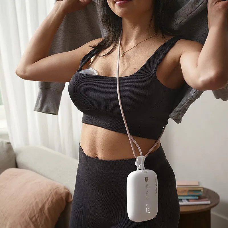 Единична електрическа помпа Philips AVENT Hands-free SCF531/11 тип “свободни ръце”, която дискретно се побира в сутиена, задвижващ мотор с акумулаторна батерия