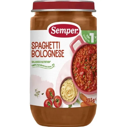 Semper Спагети Болонезе 12м. 235г