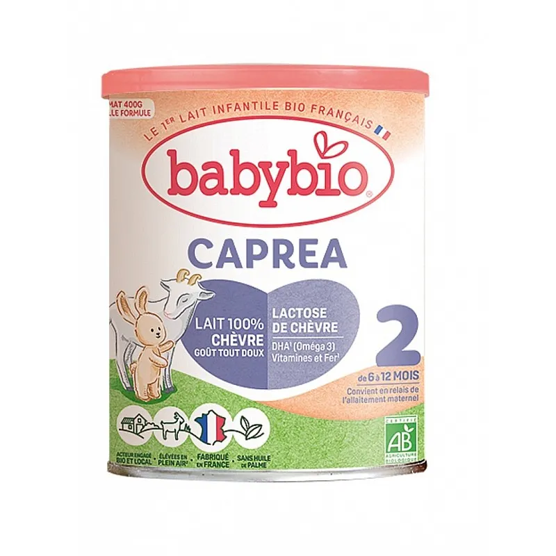 Babybio Био Козе преходно мляко 6-12м 400г