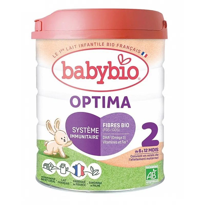 Babybio Био Адаптирано преходно мляко 6-12м. 800г