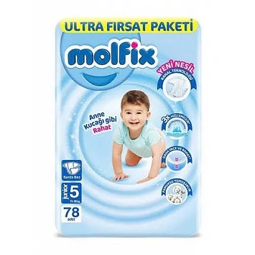 Molfix Jumbo Pack 5 Junior 11-18кг - 78бр.